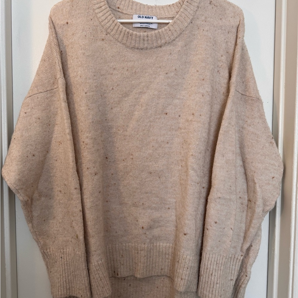 Old Navy Cream Knit Pullover